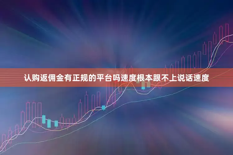 认购返佣金有正规的平台吗速度根本跟不上说话速度