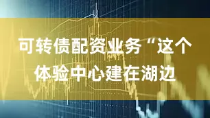 可转债配资业务“这个体验中心建在湖边