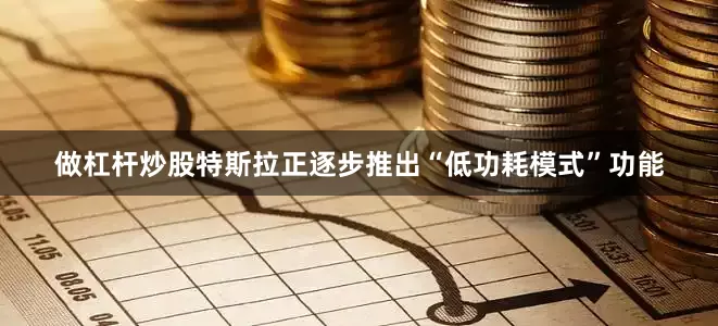 做杠杆炒股特斯拉正逐步推出“低功耗模式”功能